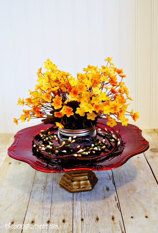 Centerpiece for Thanksgiving at thebensonstreet.com