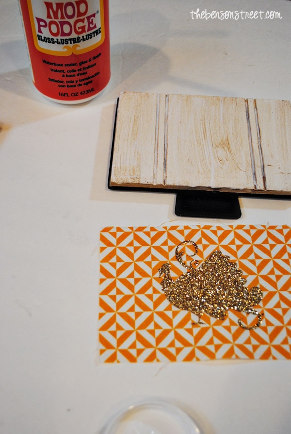 Cute turkey frame idea at thebensonstreet.com