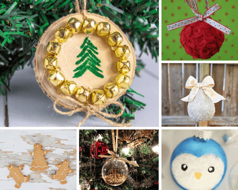 25+ DIY Handmade Ornaments for the Christmas Holiday