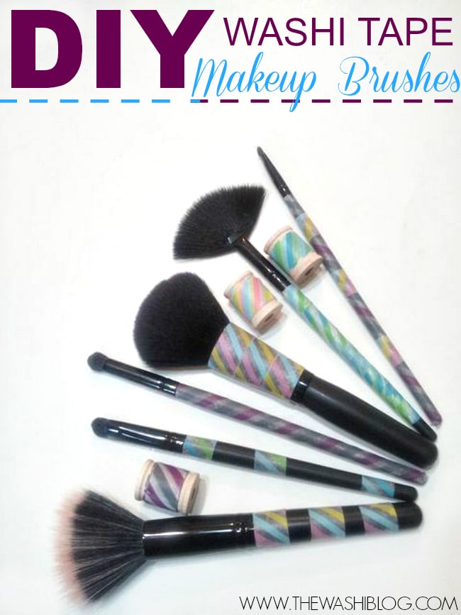 DIY-Washi-Tape-Makeup-Brushes