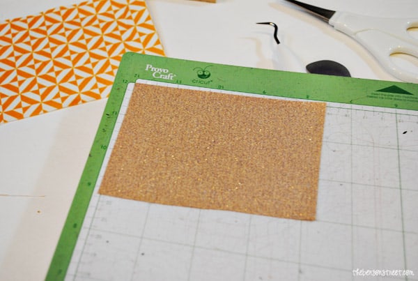 Glitter Turkey Cricut Vinyl at thebensonstreet.com