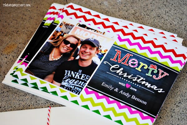 Make your Christmas Cards Easy this year at thebensonstreet.com #walgreensapp #shop #cbias