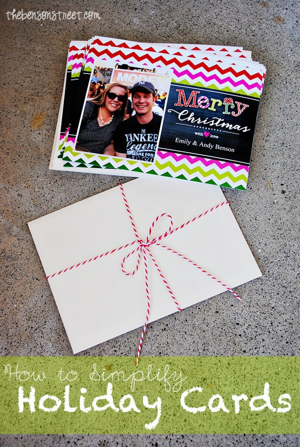 Simplfy your Holiday Greeting Cards at thebensonstreet.com #walgreensapp #shop #cbias