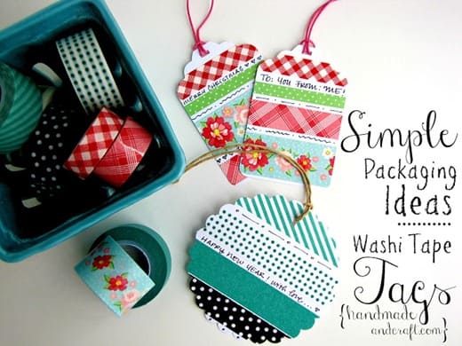 Washi Tap Tags