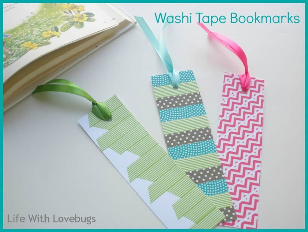 Washi Tape Bookmarks
