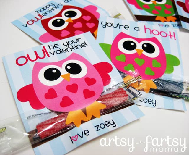 Owl Valentines