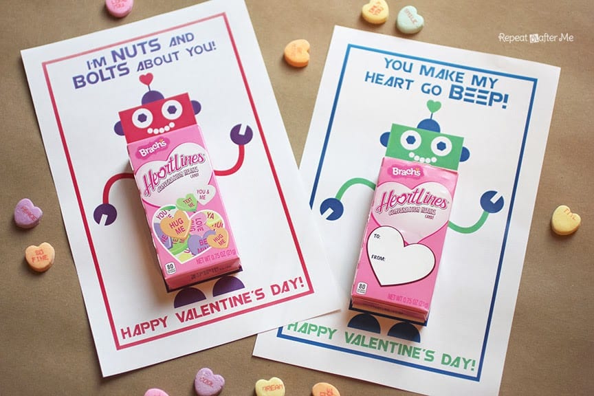 RobotValentine with Hearts