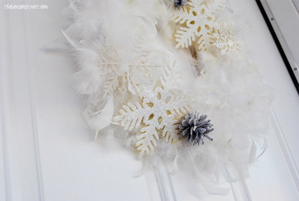 Snowy Wreath at thebensonstreet.com