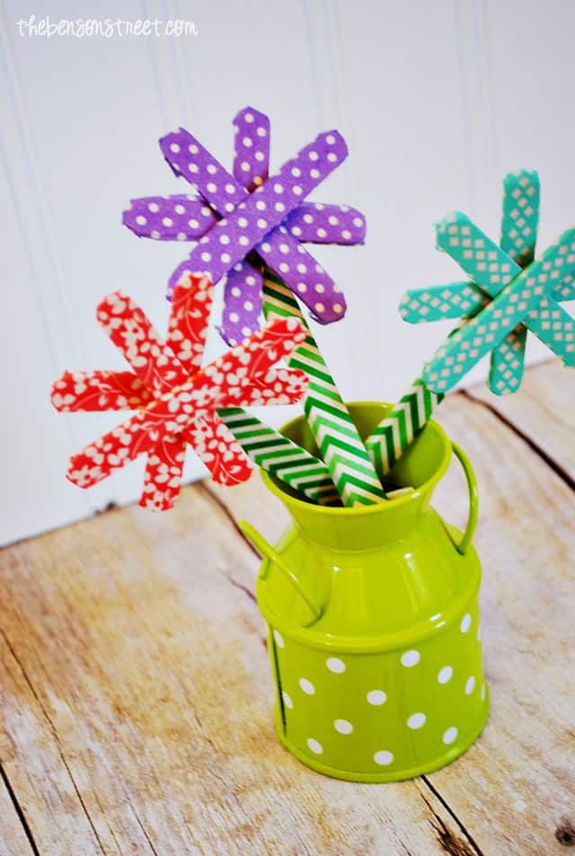 Adorable Spring Flower Craft at thebensonstreet.com