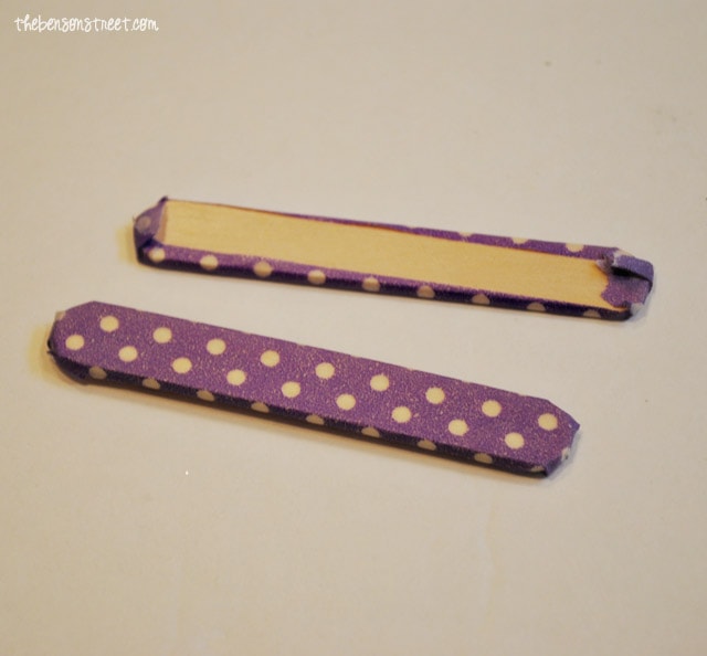 Popsicle Stick Spring Craft at thebensonstreet.com