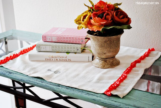 Cute tea towel refashion at thebensonstreet.com