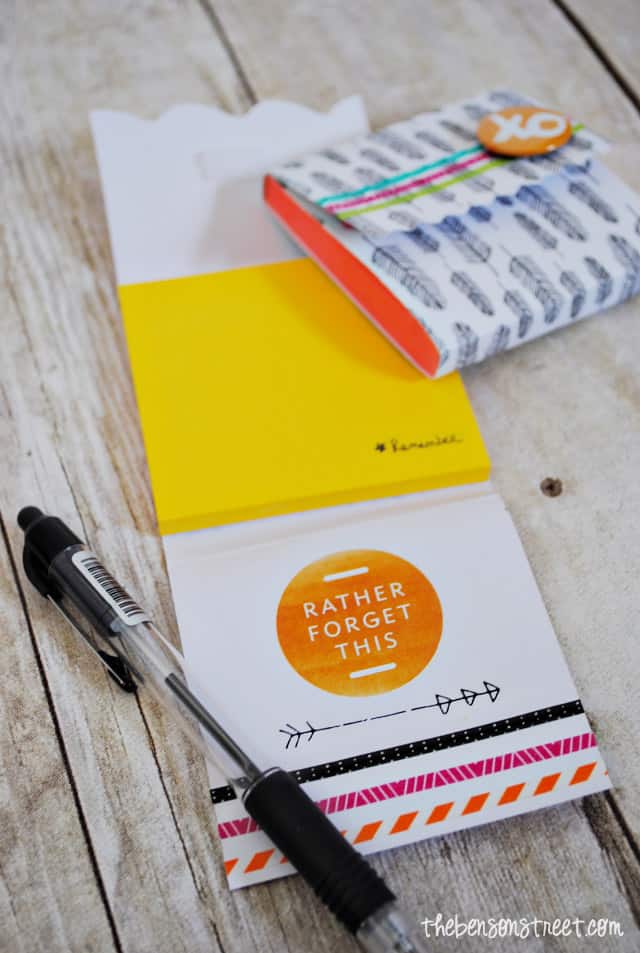 Personalized Post-It Note Pads at thebensonstreet.com