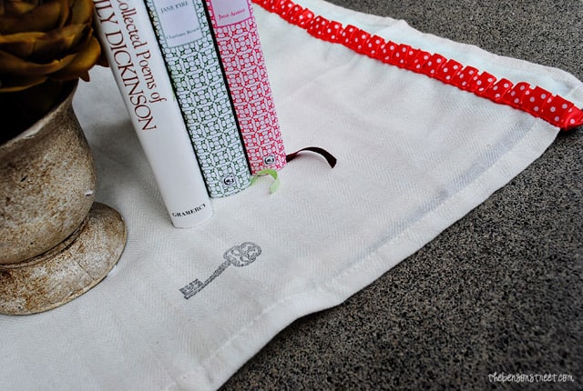 Spring Tea Towel Upcycle