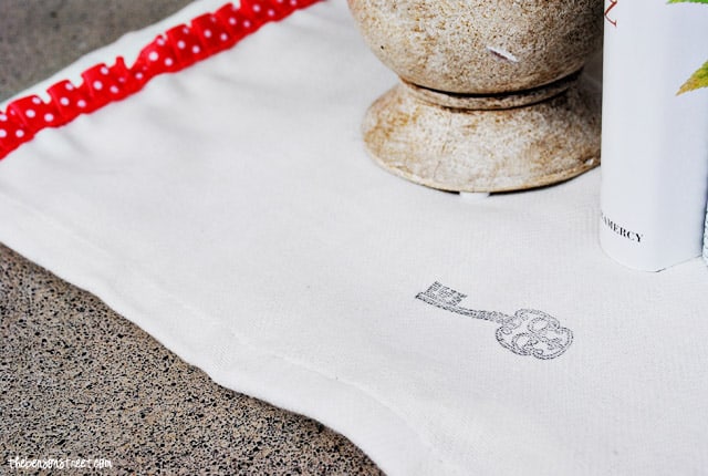 Stamped Tea Towel at thebensonstreet.com