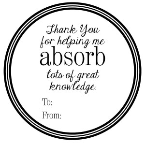 Absorbing Knowledge Individual Printable at thebensonstreet.com