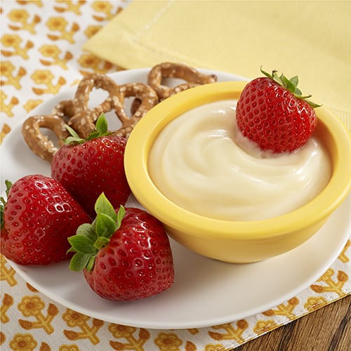 White Chocolate Lemon Fruit Dip