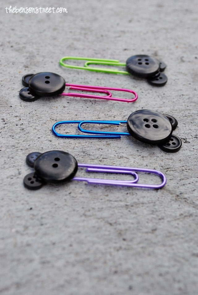 Mickey Mouse DIY Paper Clips at thebensonstreet.com
