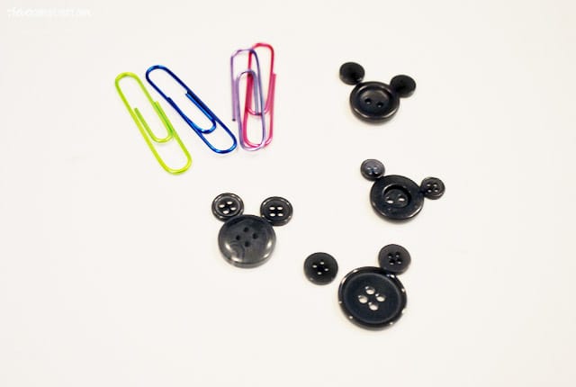 Mickey Mouse Paper Clips Supplies at thebensonstreet.com