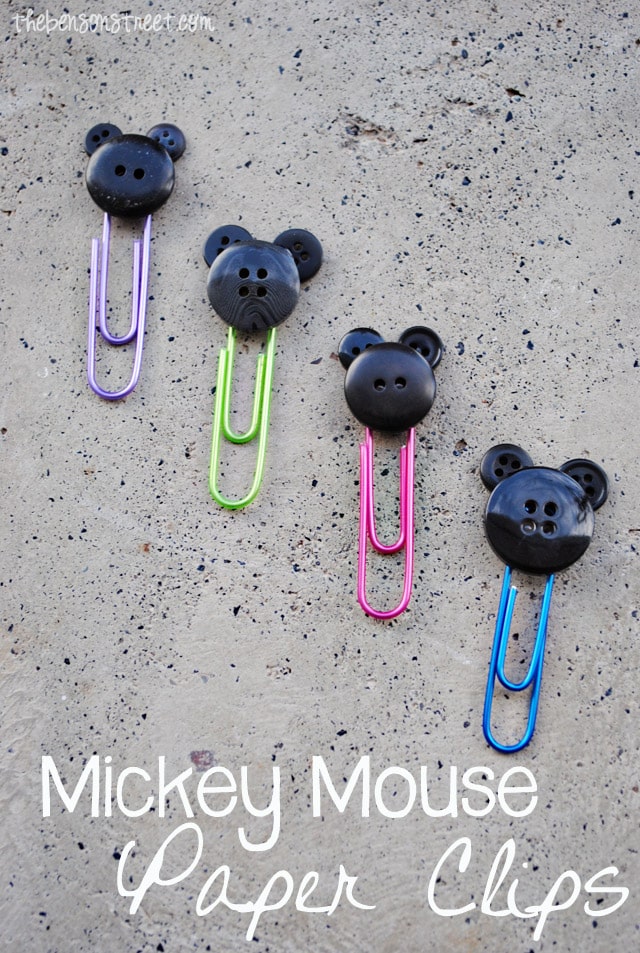 Mickey Mouse Paper Clips at thebensonstreet.com