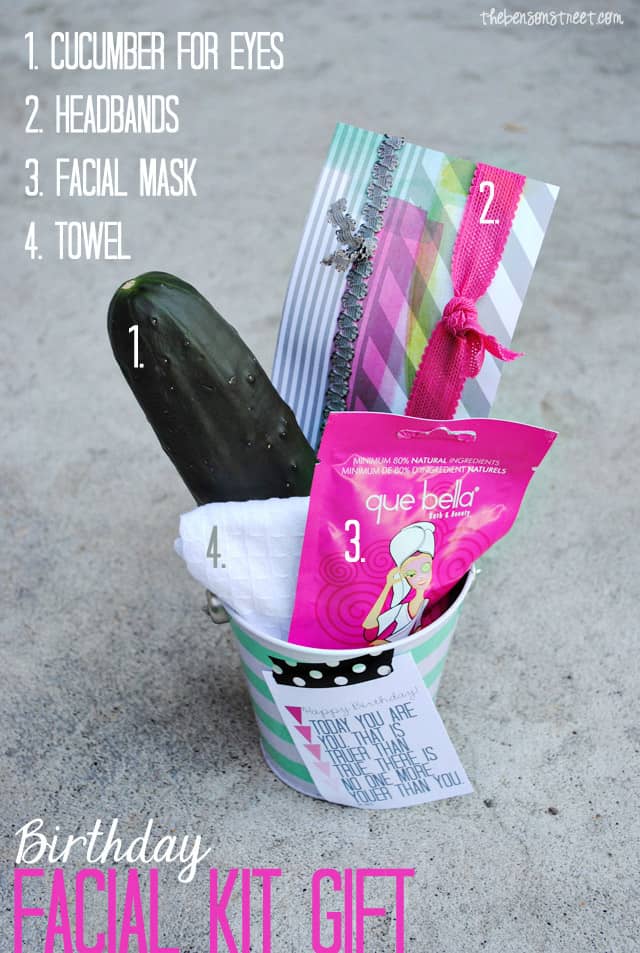Birthday Facial Kit Supplies at thebensonstreet.com