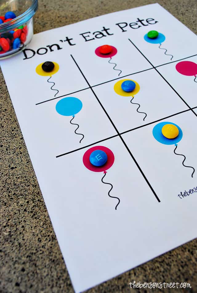 Birthday Party Game at thebensonstreet.com