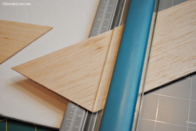 Quick, Easy $5 Wooden Bunting at thebensonstreet.com