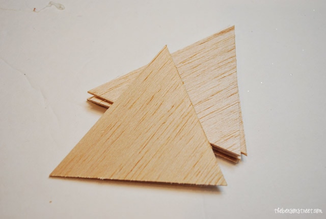 Simple Wooden Pentants at thebensonstreet.com