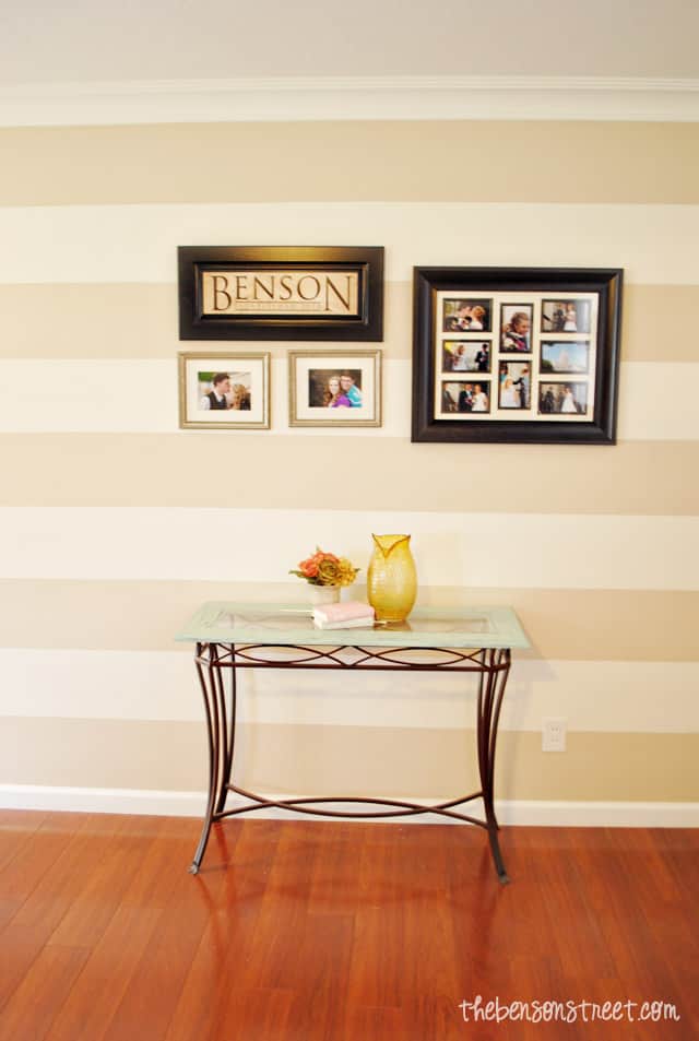 How to Paint Perfect Stripes on a Textured Wall