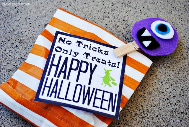 Halloween Party Favor and Printable