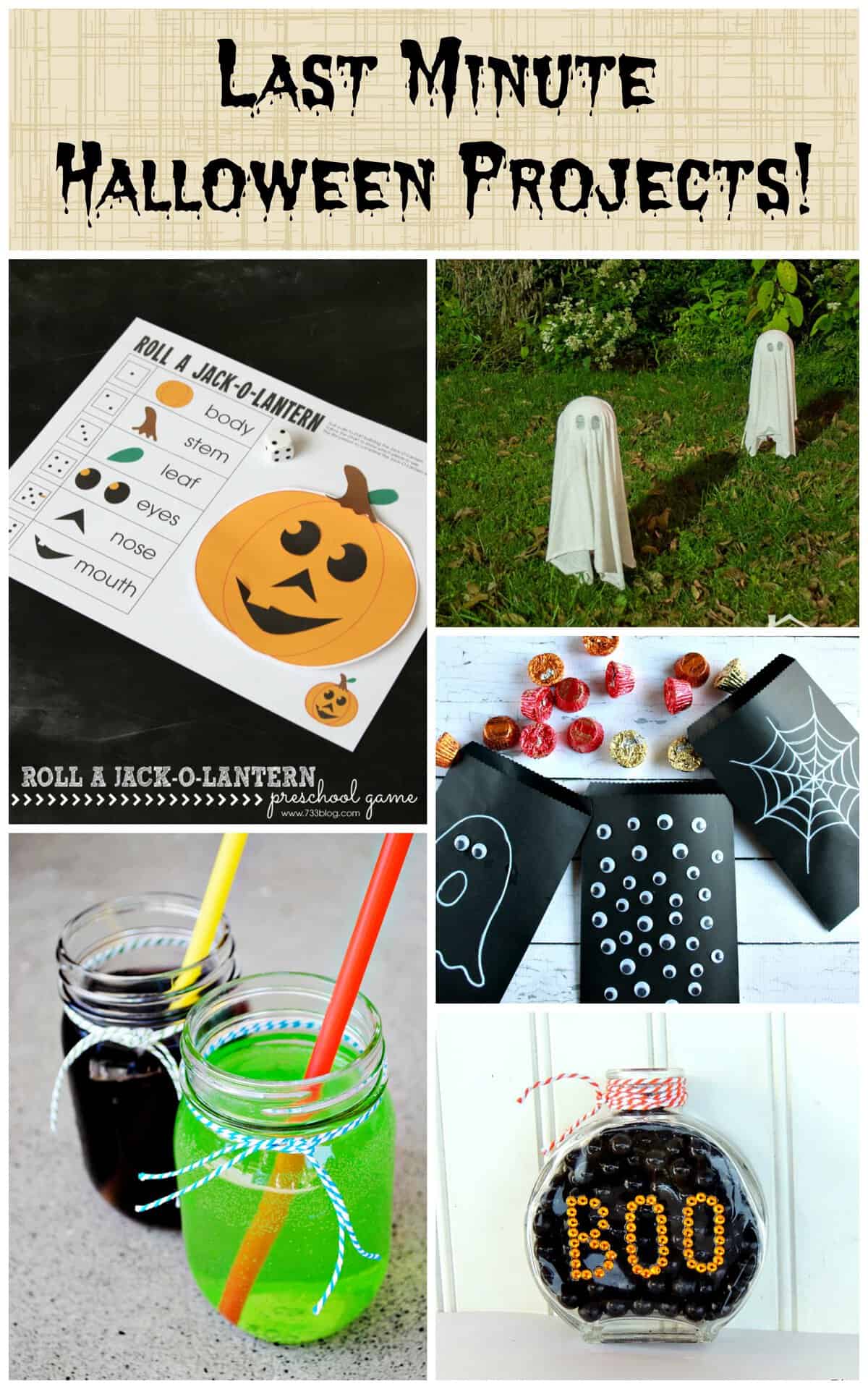 Last Minute Halloween Projects