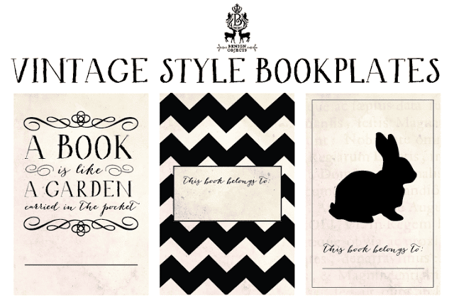Vintage Book Plates
