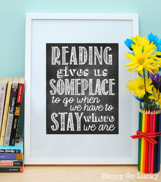 reading printable