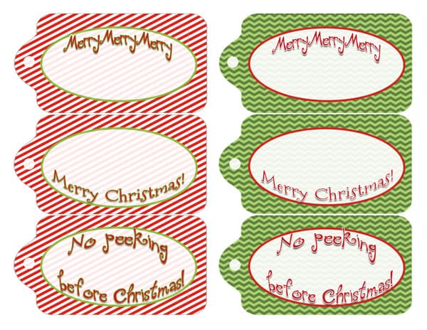 25 Free Printable Christmas Gift Tags - The Benson Street