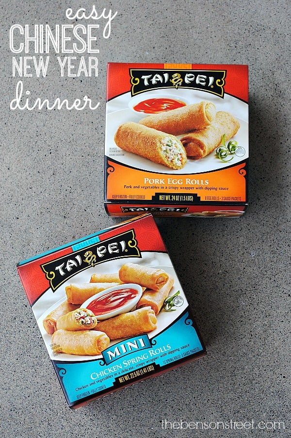 Easy Chinese New Year Dinner Idea at thebensonstreet.com
