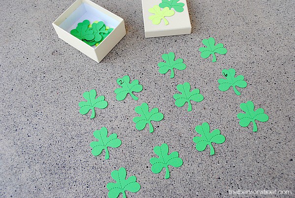 DIY Shamrock Matching Game