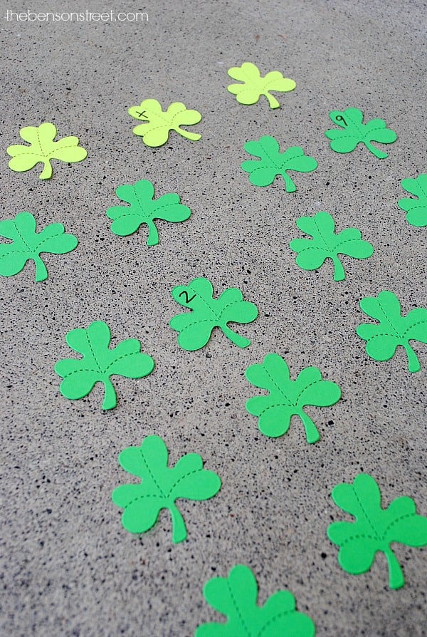 Math St. Patrick's Day Matching Game at thebensonstreet.com