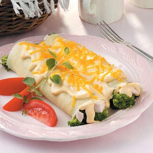 chicken broccoli crepes