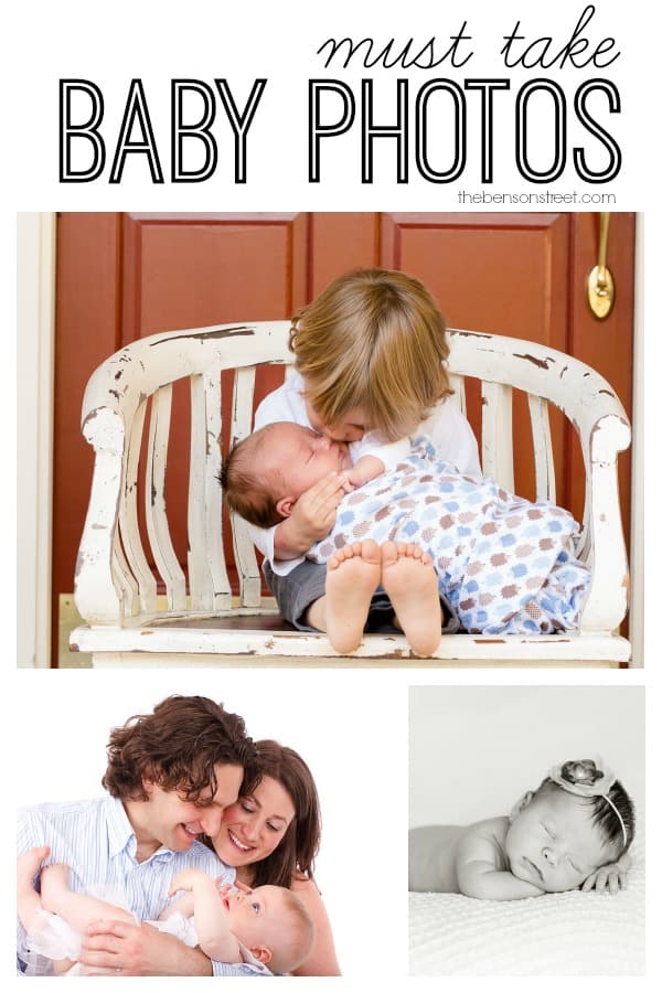 Must Take Baby Photos at thebensonstreet.com