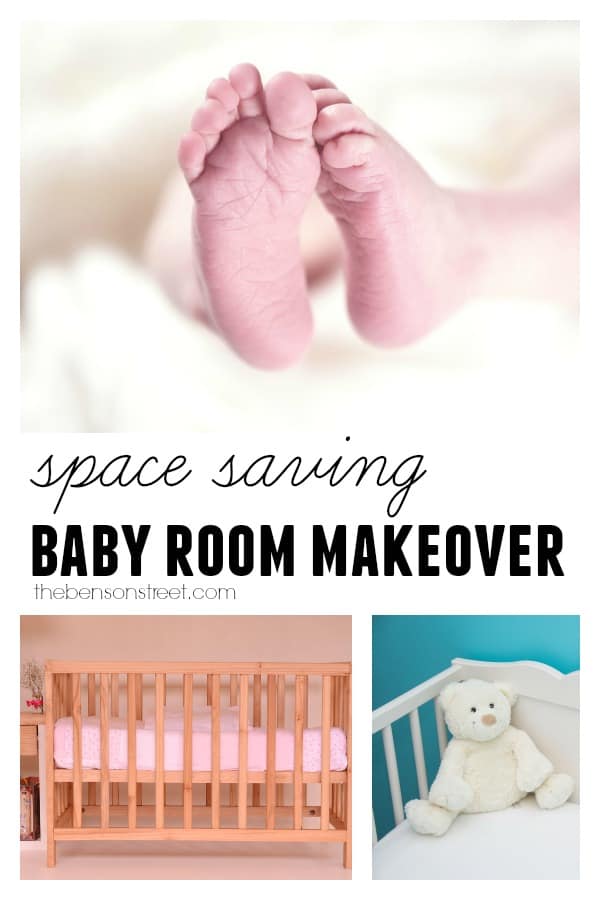 Space Saving Baby Room Makeover  at thebensonstreet.com