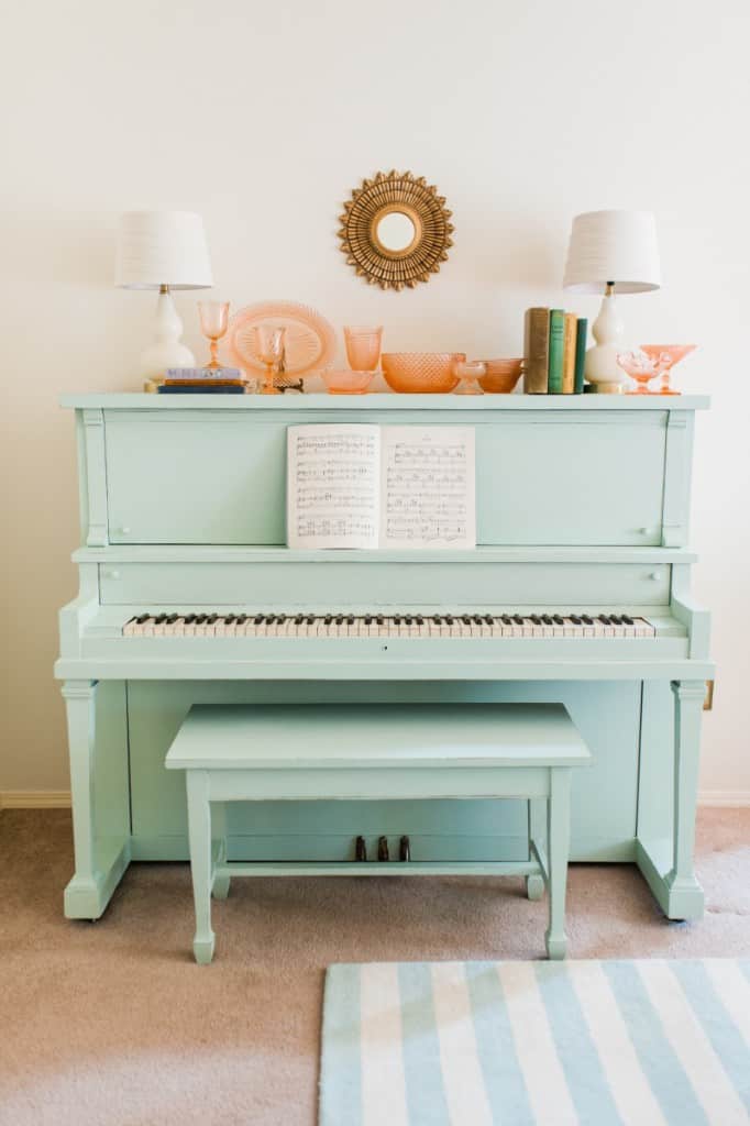 Pastel Piano Makeover