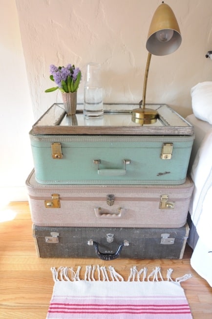 Pastel Suitcase Table