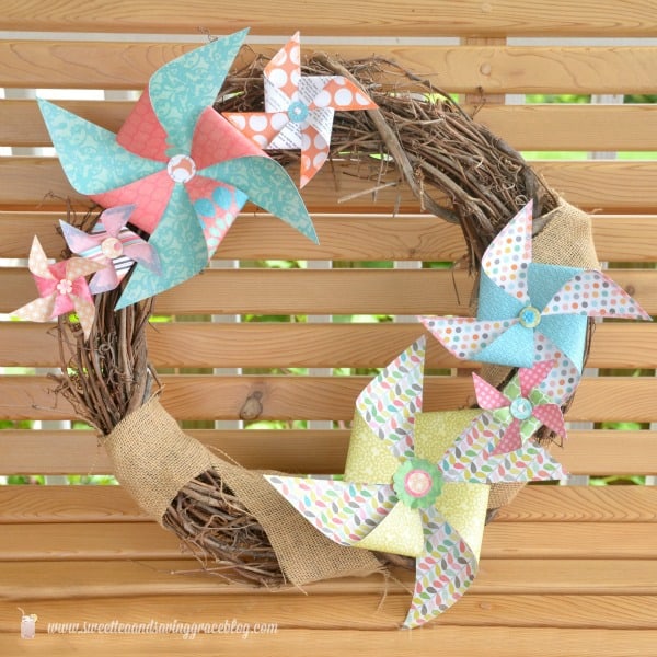 Pinwheel Wreath