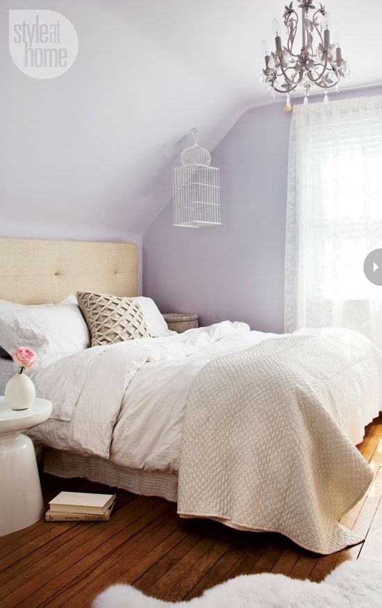 Purple Pastel Accent Wall