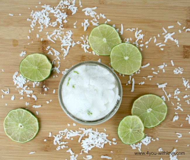 Coconut Lime Sugar Scrub