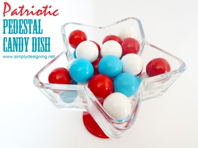 star pedestal candy dish