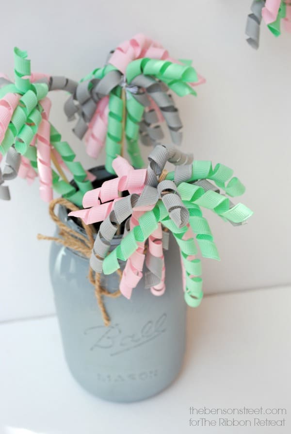 Adorable pom pom jar at thebensonstreet.com