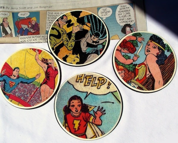 Mod-Podge-comic-book-coasters