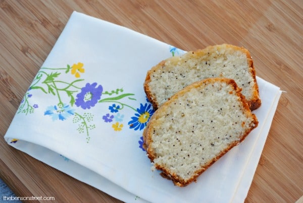 Citrus Glazed Poppy Seed Bread