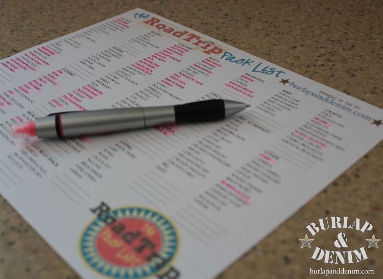 Road-Trip-Pack-List-Print-Highlight-Pack-Hit-the-Road