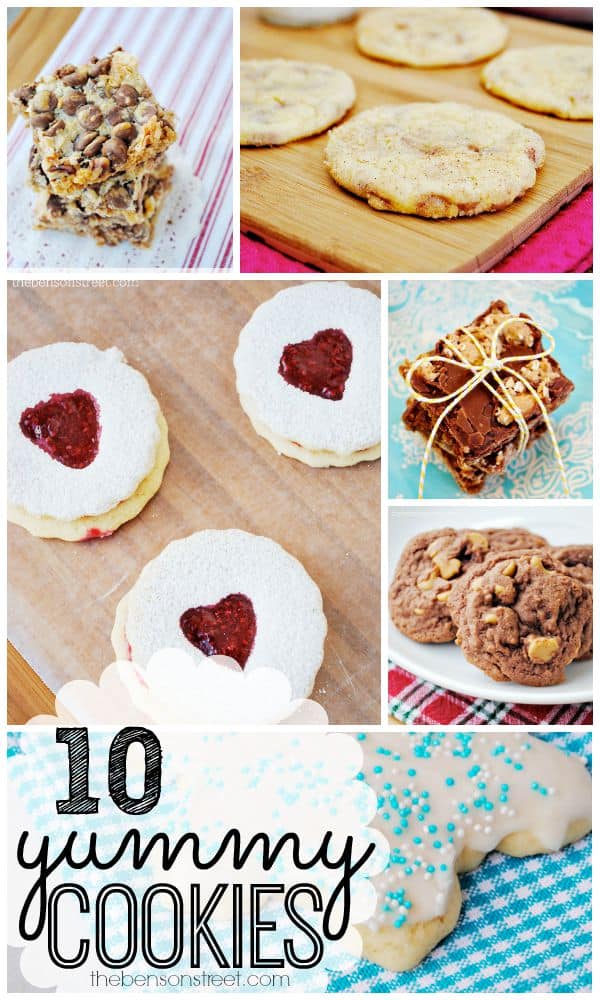 10 Yummy Cookies at thebensonstreet.com